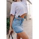 dz7212 com saia jeans feminina tubinho com recorte vazado denim zero lado crop