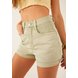 dz6521 com shorts jeans feminino setentinha fit com detalhe em cotele vintage green denim zero detalhe 02 crop