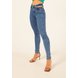 dz3919 com calca jeans feminina skinny media cigarrete com recorte vazado denim zero lado prox