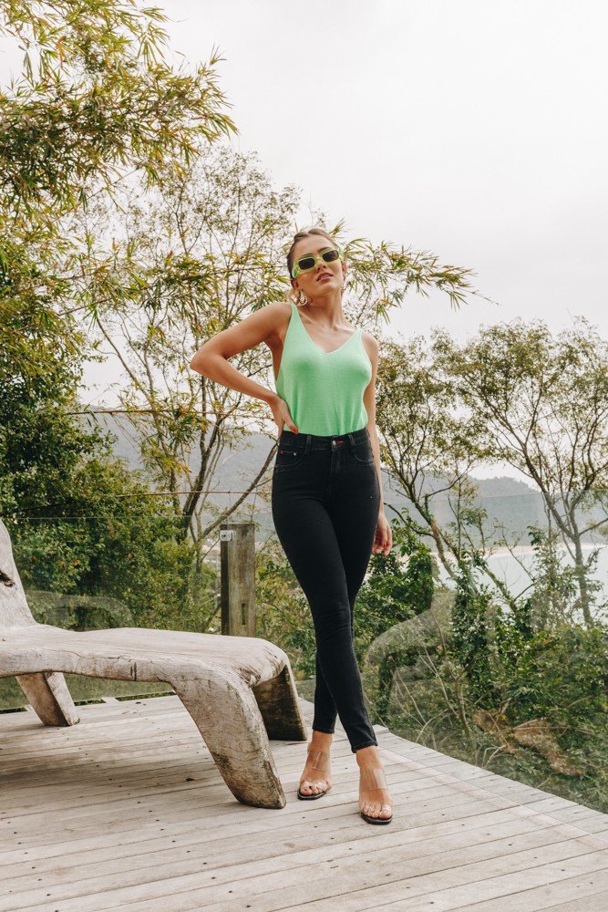 dz3852 ts calca jeans feminina skinny media cigarrete escura denim zero frente