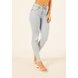 dz3216 com calca jeans feminina skinny media com rasgo no joelho denim zero frente prox