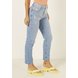 dz3955 com calca jeans feminina mom fit cigarrete denim zero lado prox