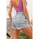 dz6503 com shorts jeans feminino setentinha fit com barra dobrada denim zero costas