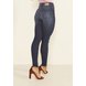 dz20004 ts calca jeans feminina skinny media cigarrete com puido denim zero costas prox