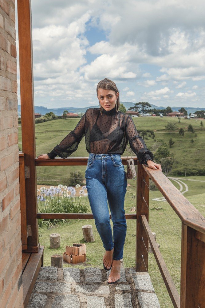 dz20012 com calca jenas feminina mom fit tradicional denim zero frente