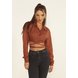 dz11161 alg camisa jeans feminina cropped colorida raposa denim zero frente prox