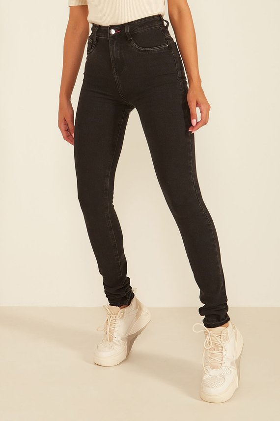 Calça Jeans Feminina Skinny Média Tradicional - DZ20052