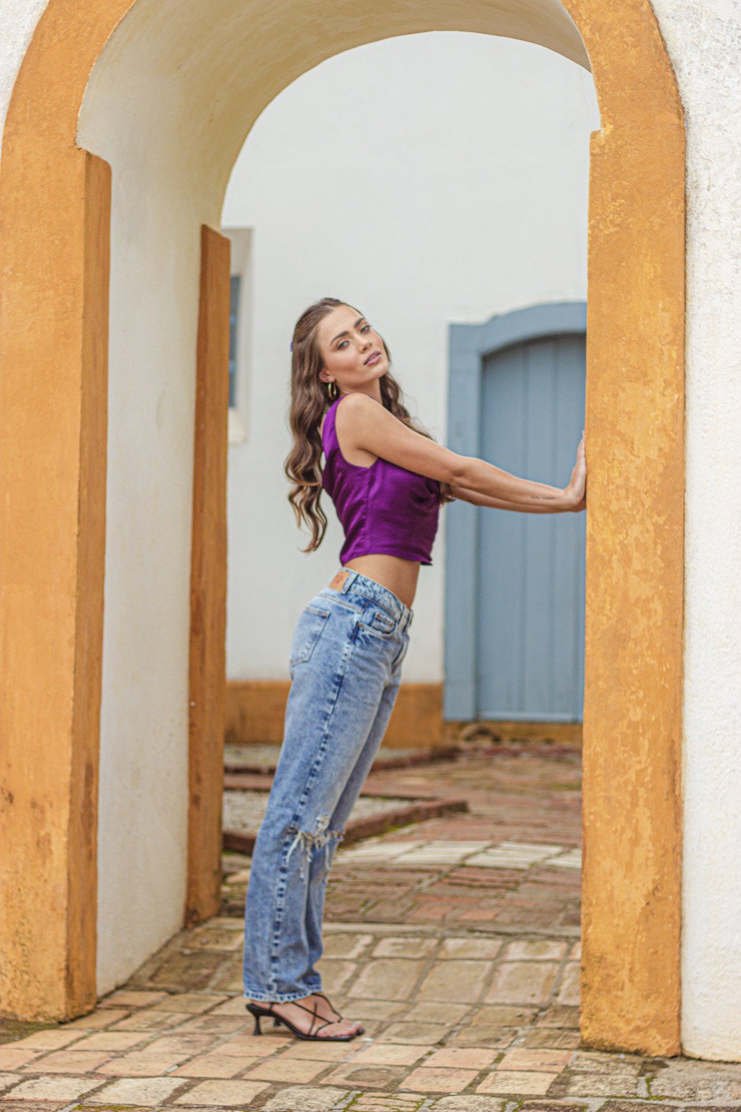 Calça Jeans Feminina Low Cintura Baixa DZ20176