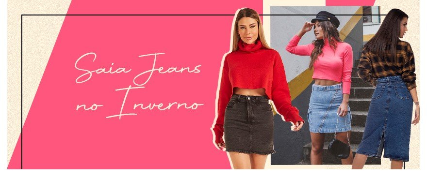 Trend: Saia Jeans no Inverno