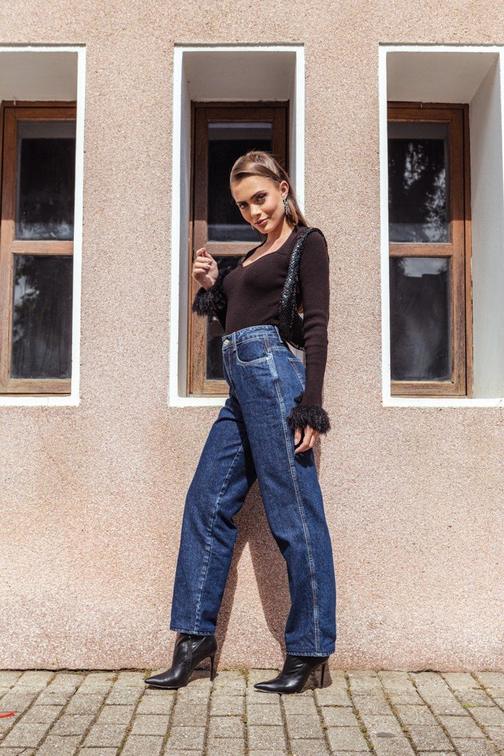 dz20108 alg calca jeans feminina dad pants denim zero lado 2