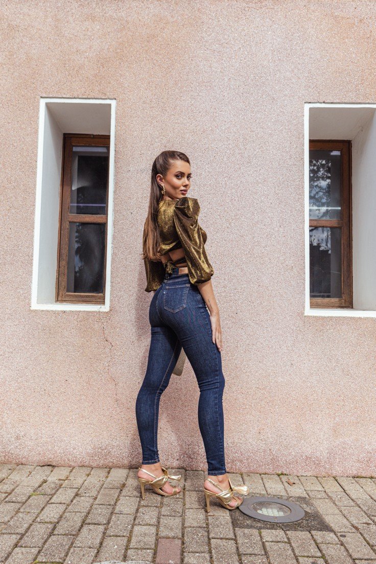 dz20088 re calca jeans feminina skinny hot pants cigarrete com pregas denim zero costas