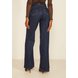 dz20073 3 alg calca jeans feminina wide leg flare com pregas denim zero costas prox