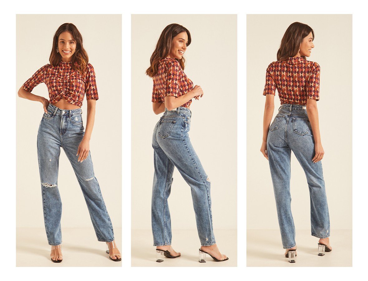 dz20120 alg calca jeans feminina dad pants com rasgos denim zero trio