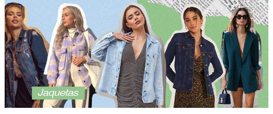 No inverno ou no verão, a jaqueta é a peça chave!