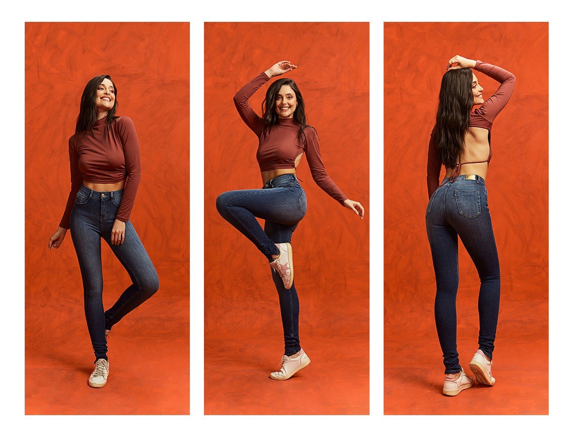 dz20053 ts calca jeans feminina skinny media tradicional denim zero trio