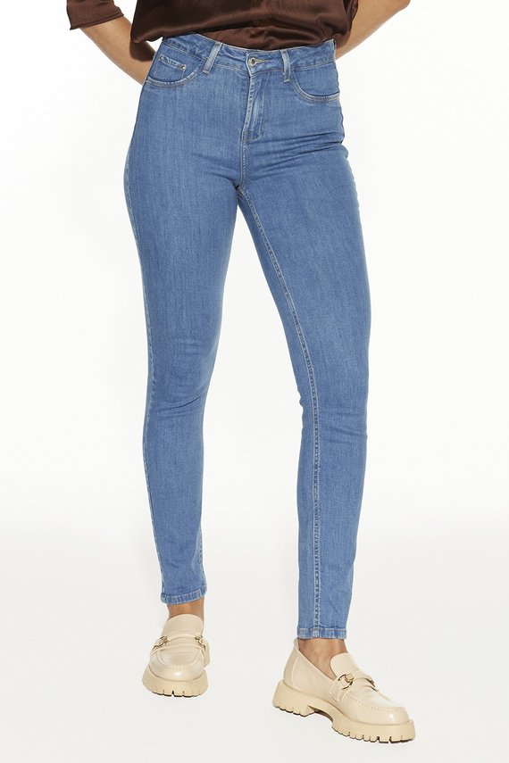 Calça Jeans Feminina Skinny Média Tradicional - DZ20445