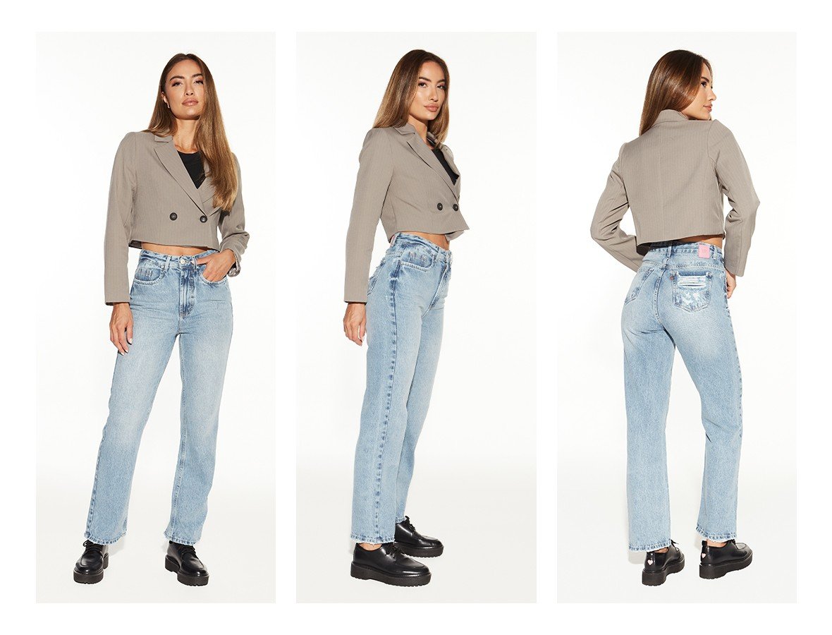 dz20471 alg calca jeans feminina reta tradicional denim zero trio