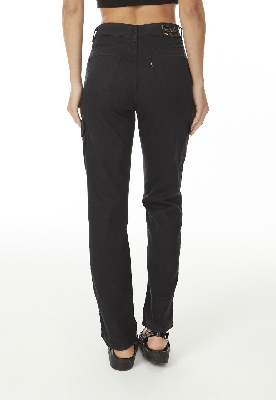 dz20570 alg calca jeans feminina reta com bolsos utilitarios denim zero costas prox easy resize com