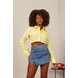 dzg1145 shorts saia jeans feminino fechamento easy resize com