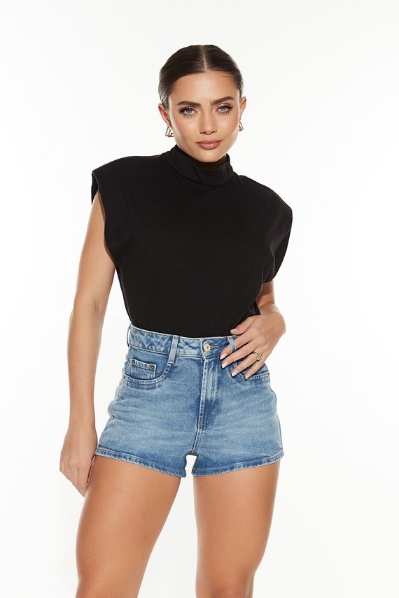 Shorts Jeans Feminino Setentinha Fit Tradicional - DZ6675