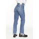 dz20496 alg calca jeans feminina reta tradicional com puidos denim zero costas prox