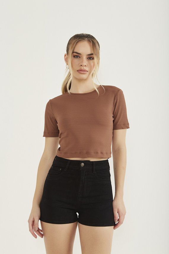 Shorts Jeans Feminina Pin Up Black and White-DZ6313