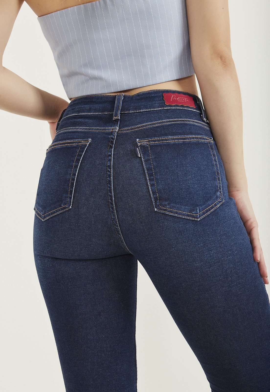 Calça Jeans Feminina Skinny Média Tradicional - DZ20367