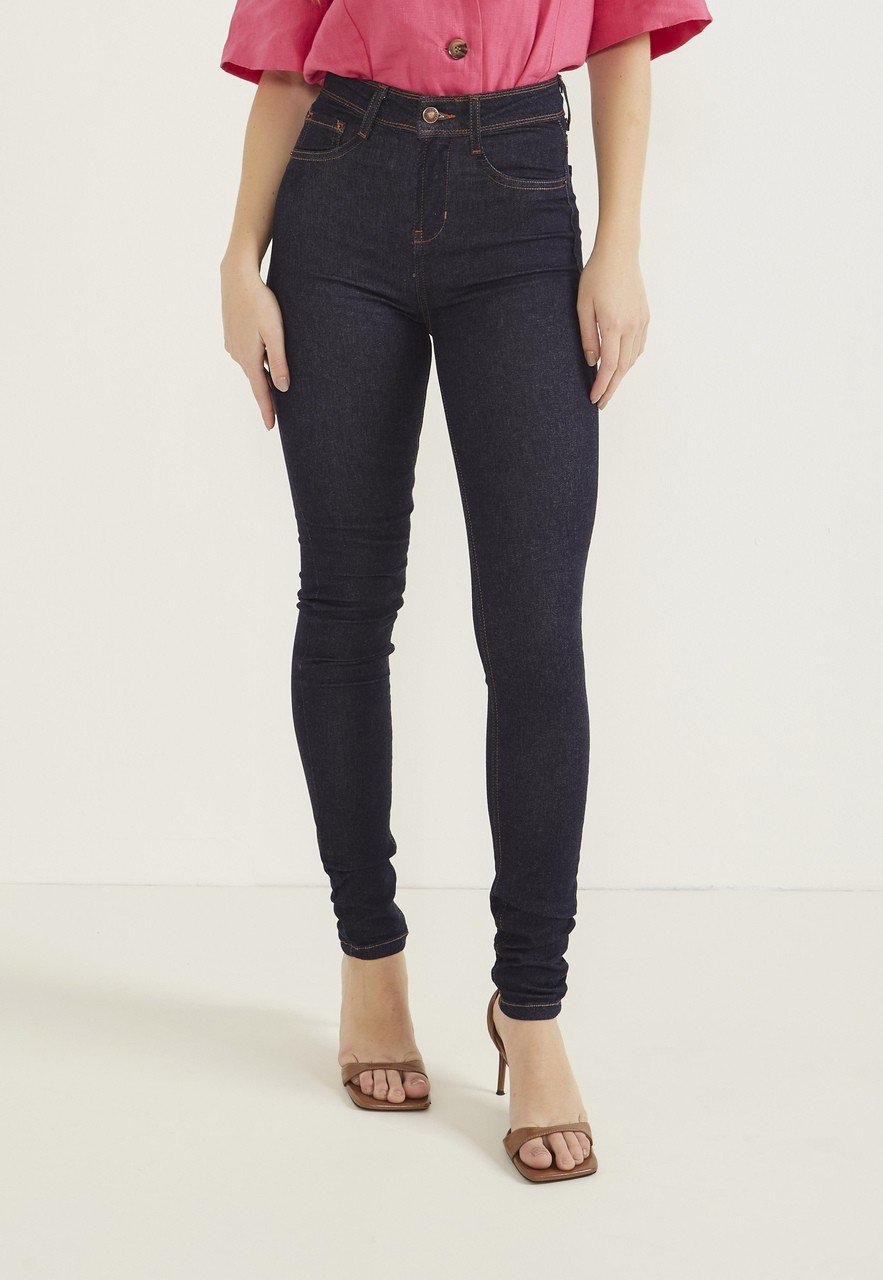 dz20368 re calca jeans feminina skinny media cigarrete denim zero frente prox easy resize com