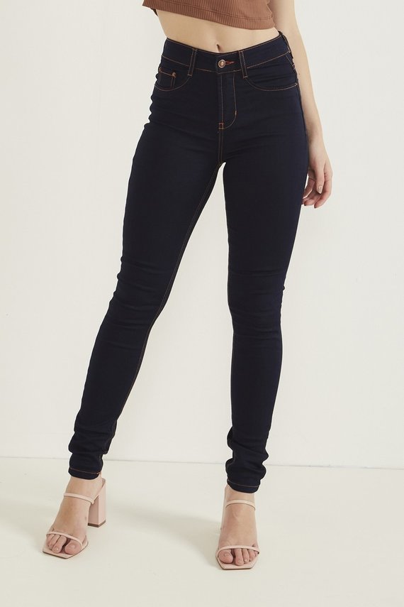 Calça Jeans Feminina Skinny Média Tradicional - DZ20366