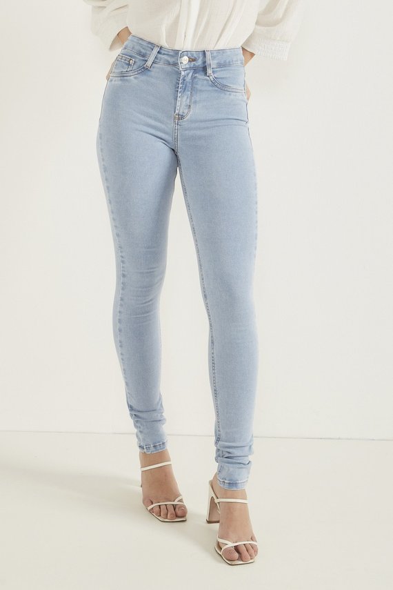 Calça Jeans Feminina Skinny Média Tradicional - DZ20369
