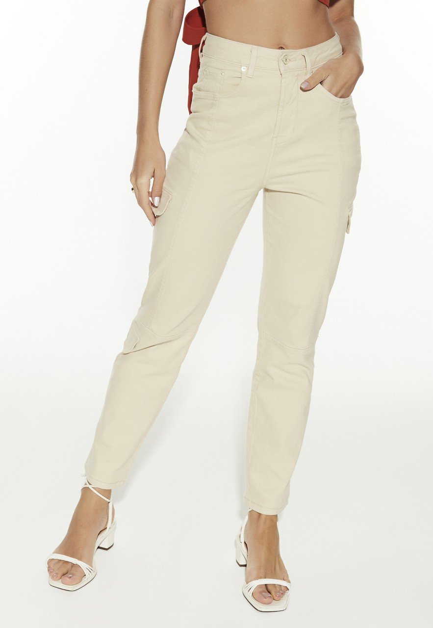 dz20501 com calca jeans feminina mom fit cigarrete com recortes frontais denim zero frente crop easy resize com