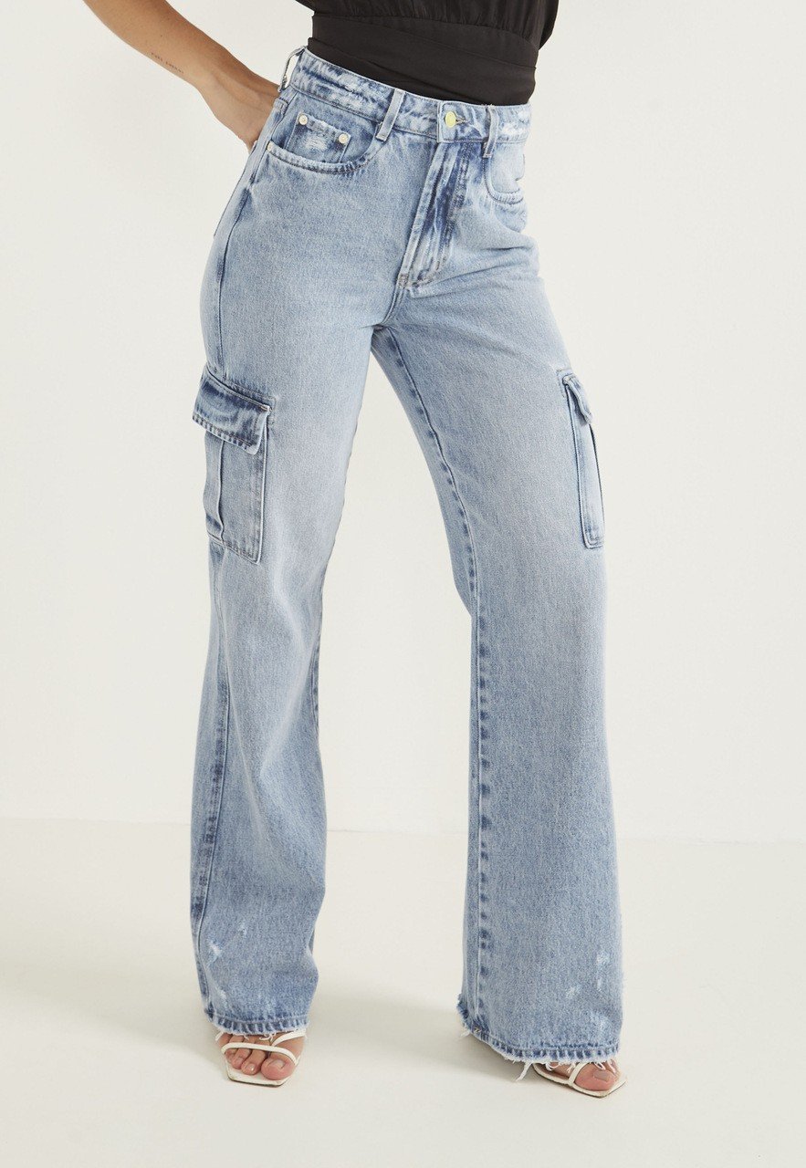 dz20591 alg calca jeans feminina wide leg bolsos utilitario denim zero frente prox easy resize com
