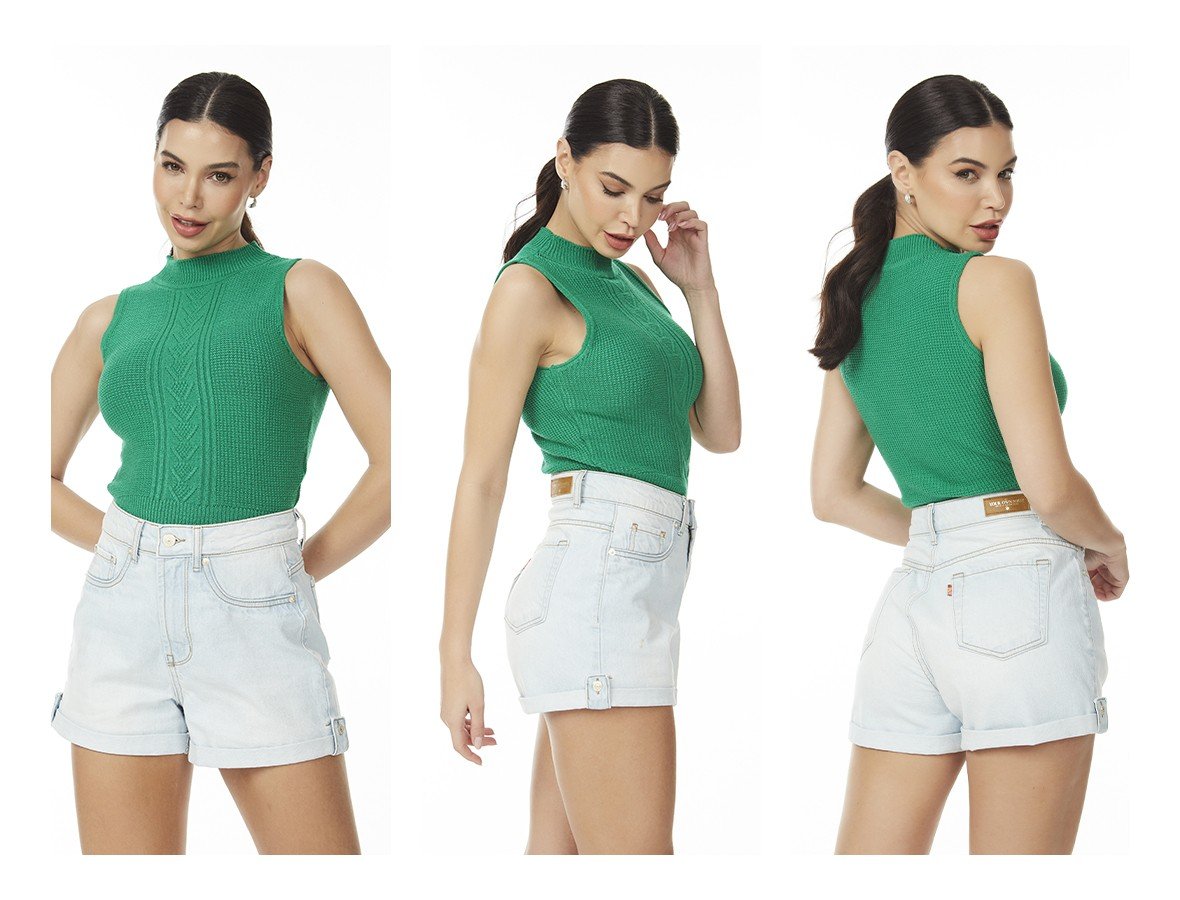 dz6699 alg shorts jeans feminino mom com barra dobrada denim zero trio