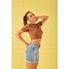 dz4074 com bermuda jeans feminina slim meia coxa com cinto jeans denim zero lado 1 easy res