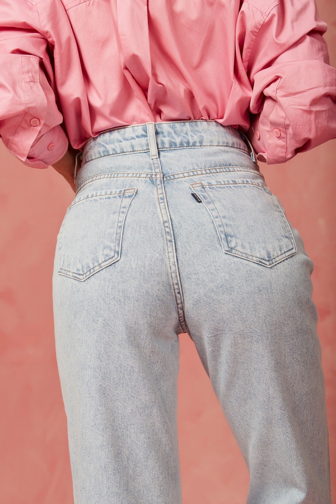 dz20539 alg calca jeans feminina reta com barra desfiada denim zero detalhe 2