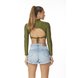 dz6708 com shorts jeans feminino setentinha fitcom barra desfiada denim zero costas