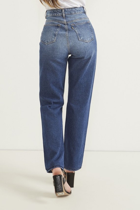 Calça Reta - Denim Zero