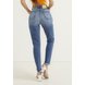 dz20577 com calca jeans feminina mom fit com barra irregular desfiada denim 4
