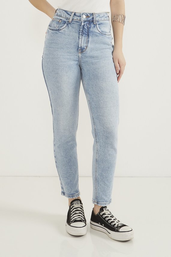 Calça Jeans Feminina Mom Fit Ciegarrete Tradicional - DZ20627