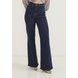 dz20648 com calca jeans feminina wide leg fit tradicional frente prox