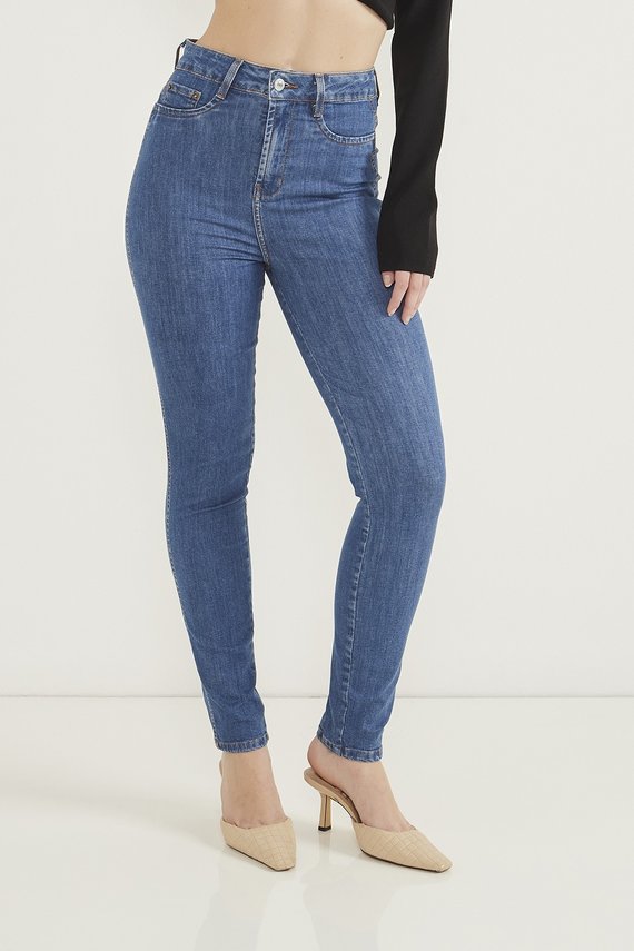 Calça Jeans Feminina Skinny Cigarrete Hot Pants Tradicional - DZ20631