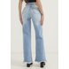 dz20650 com calca jeans feminina wide leg fit com barra desfiada costas prox