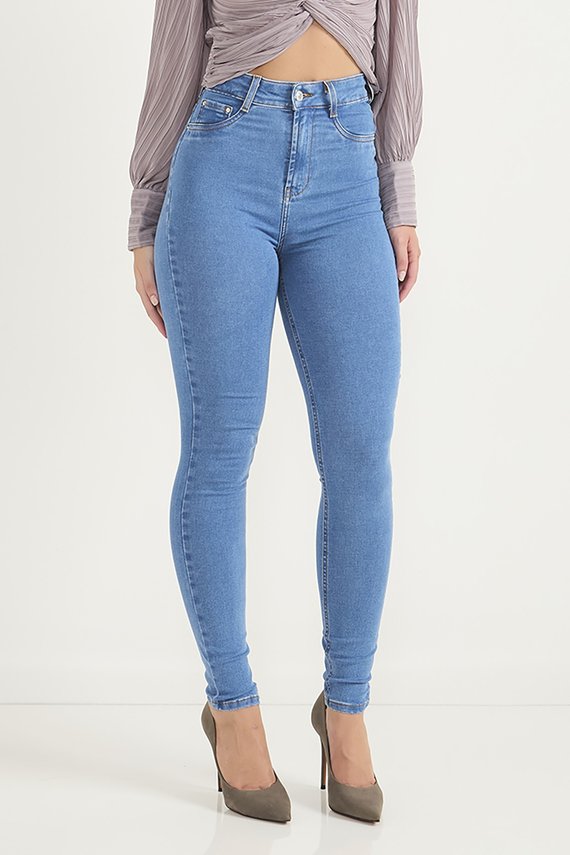 Calça Jeans Feminina Skinny Cigarrete Hot Pants Tradicional - DZ20685