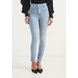 dz20687 re calca jeans feminina skinny cigarrete hot pants com pregas no cos e bolso faca fre p