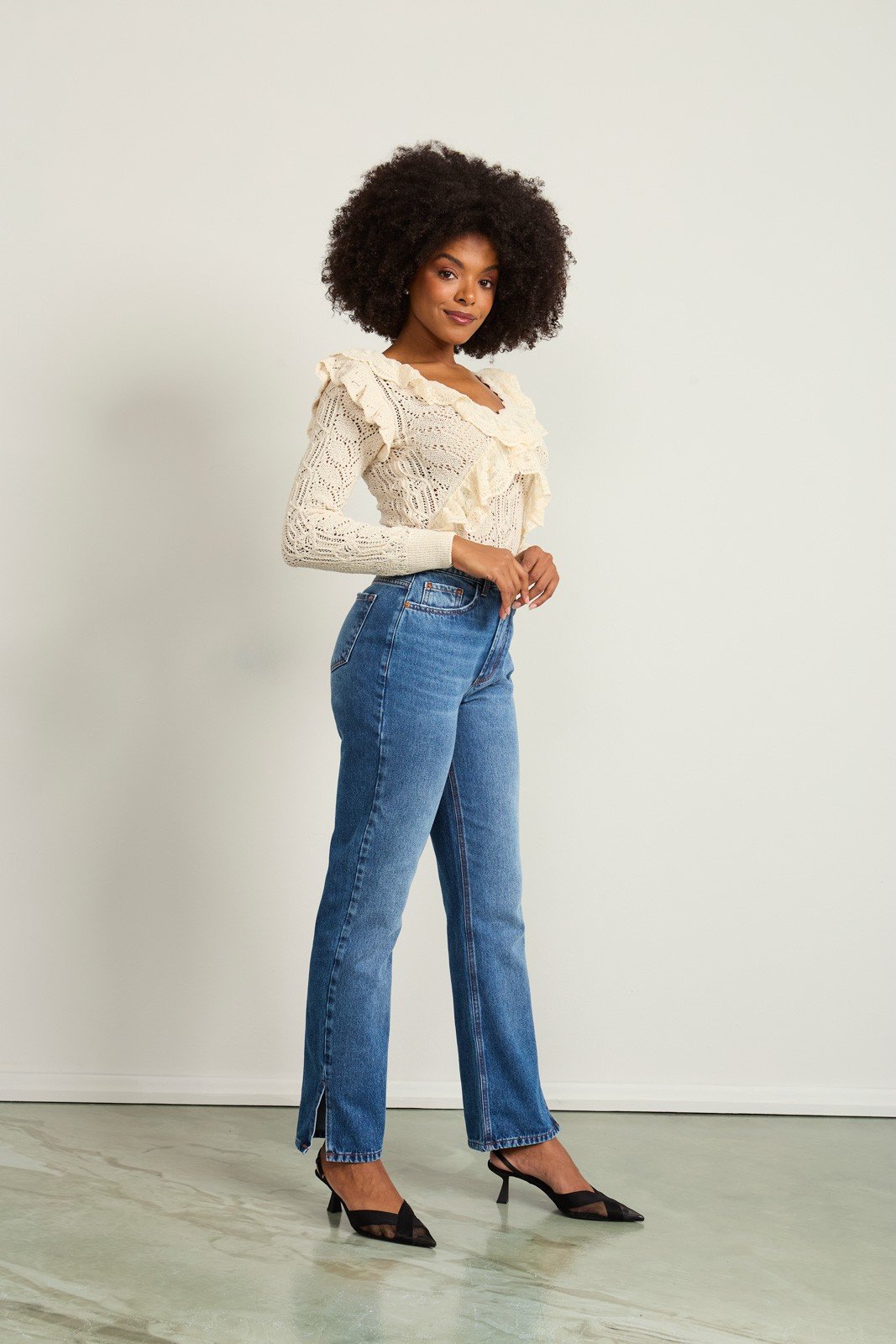 Cintura Alta Revenda Jeans Skinny Jeans Jeans Em Atacado Para