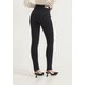 dz20725 ts calca jeans feminina skinny media tradicional com barra desfiada costas crop