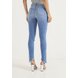 dz20730 re calca jeans feminina skinny media tradicional com puidos costas crop