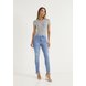 dz20730 re calca jeans feminina skinny media tradicional com puidos frente 1
