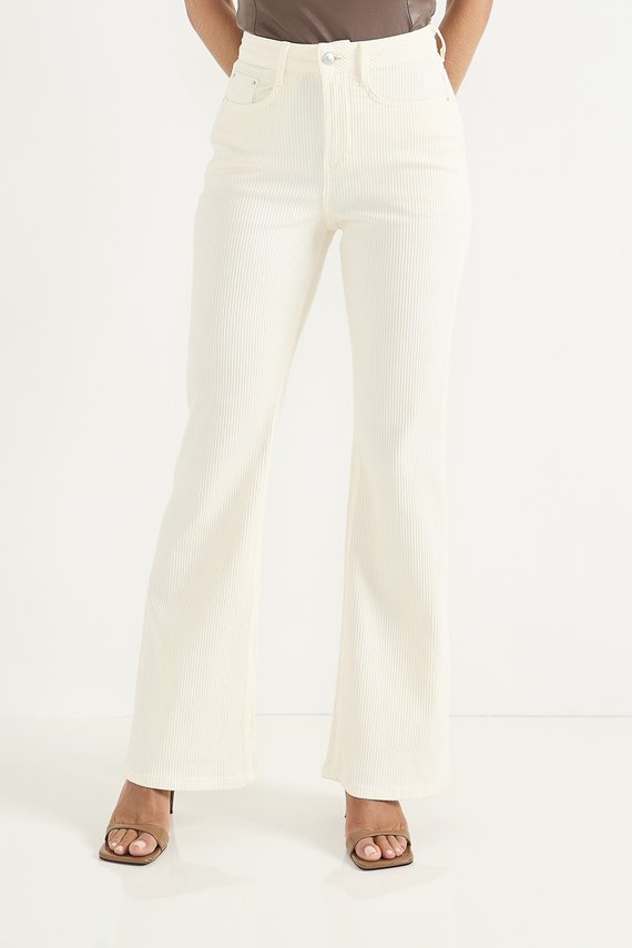 Calça Jeans Feminina Wide Leg Fit Cotele - DZ20744