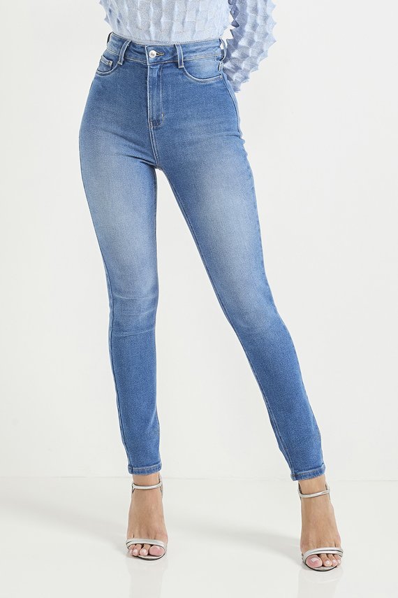 Calça Jeans Feminina Skinny Cigarrete Hot Pants Tradicional - DZ20772